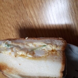 我が家の卵サンドイッチ